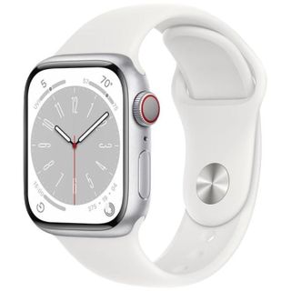 Apple, Watch Series 8 2022, GPS + Cellular, Aluminium 41mm, Silver Image