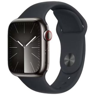 Apple, Watch Series 9 2023, GPS + Cellular, Stainless Steel 41mm, Graphite Image