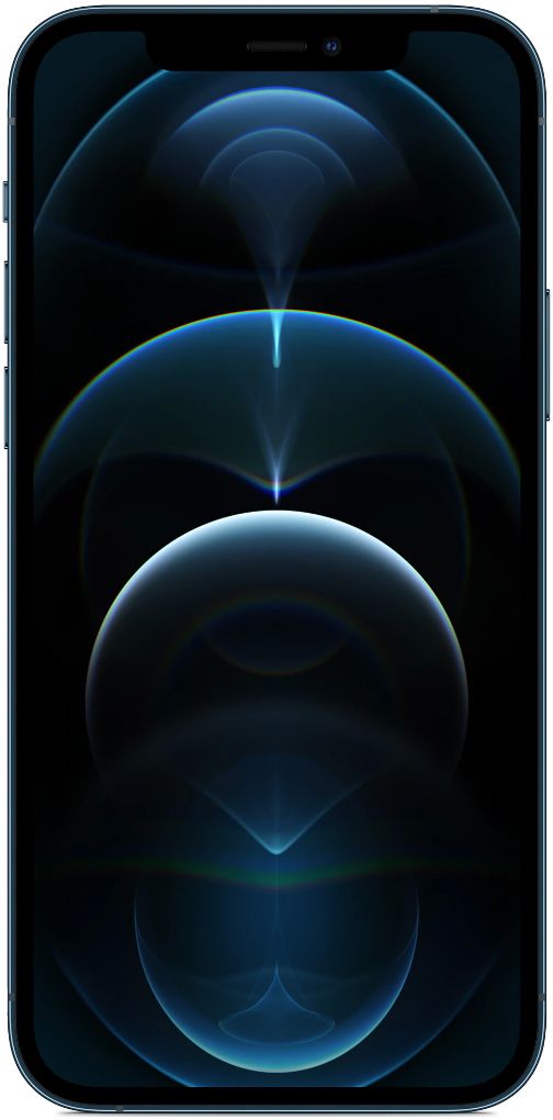 Мобилен телефон Apple, iPhone 12 Pro, 512 GB, Pacific Blue,  Като нов