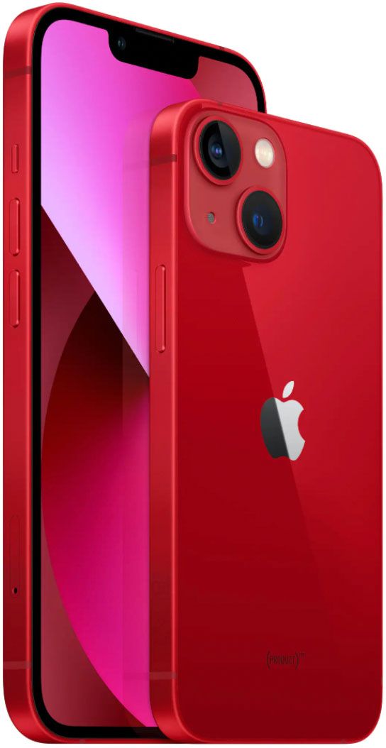 Мобилен телефон Apple, iPhone 13 mini, 256 GB, Red,  Като нов