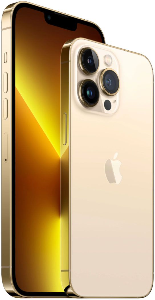 Telefon mobil Apple iPhone 13 Pro Max, Gold, 256 GB,  Excelent