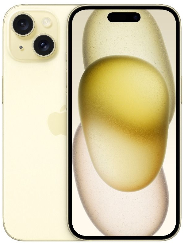 Apple iPhone 15 Plus, Yellow, 256 GB, Ca nou