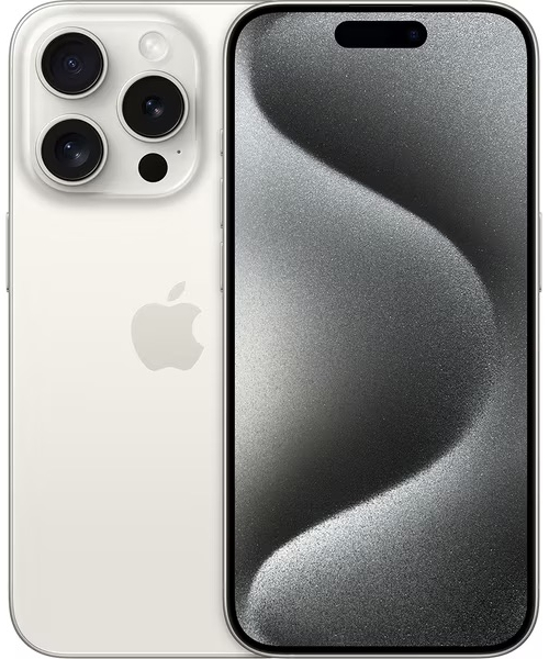 Apple iPhone 15 Pro Max, White Titanium, 1 TB, Ca nou