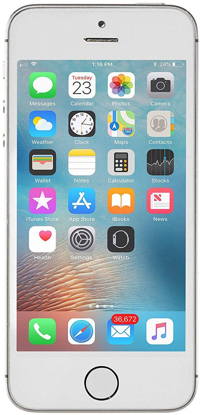 Telefon mobil Apple iPhone 5s, Silver, 16 GB,  Foarte Bun