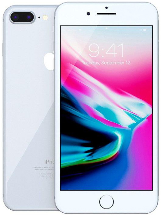 Apple iPhone 8 Plus, Silver, 64 GB, Foarte bun