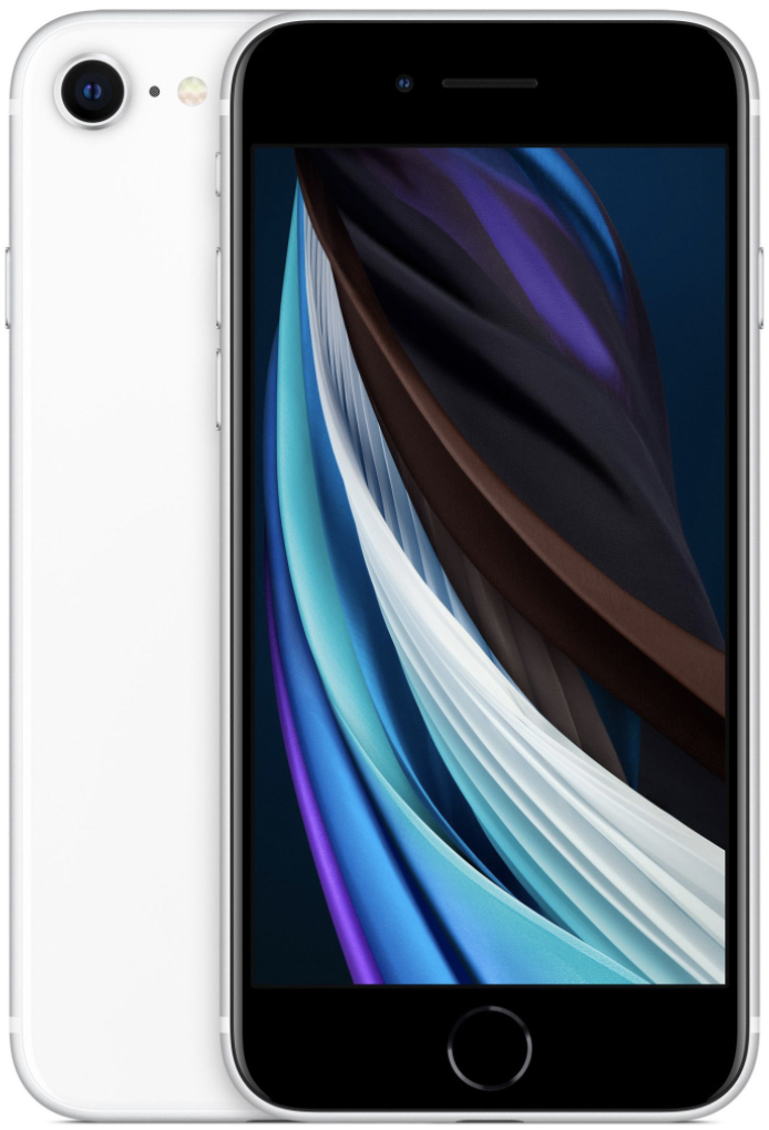 Apple iPhone SE 2020, White, 64 GB, Foarte bun