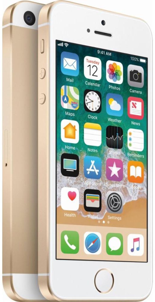 Мобилен телефон Apple, iPhone SE, 64 GB, Gold,  Като нов