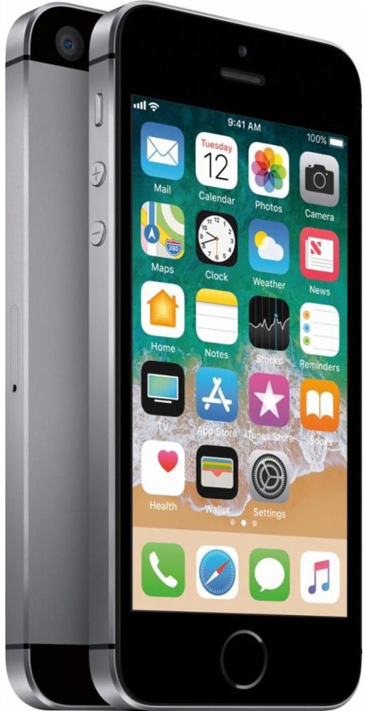 Мобилен телефон Apple, iPhone SE, 128 GB, Space Grey,  Като нов