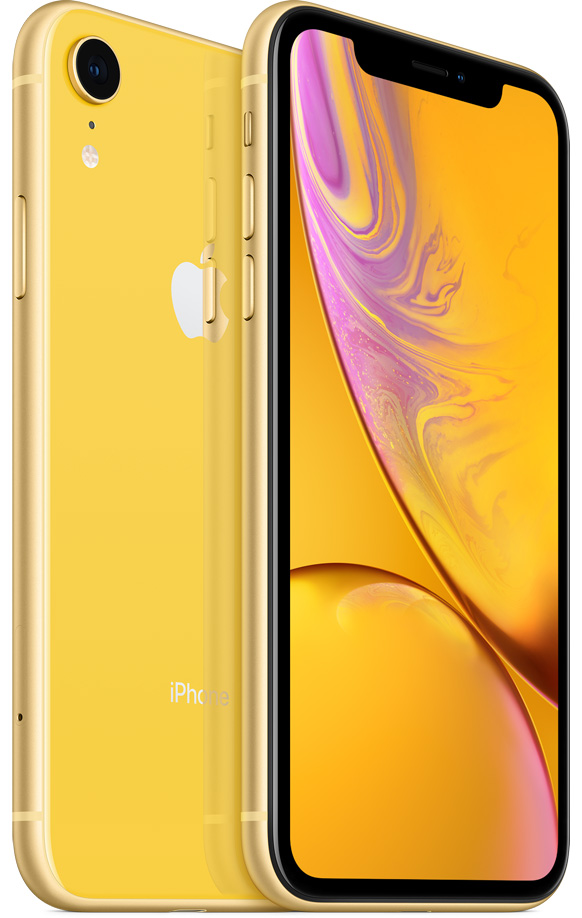 Apple iPhone XR, Yellow, 128 GB, Excelent