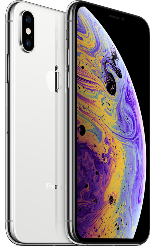 Apple iPhone XS 64 GB Silver Excelent Apple imagine noua idaho.ro