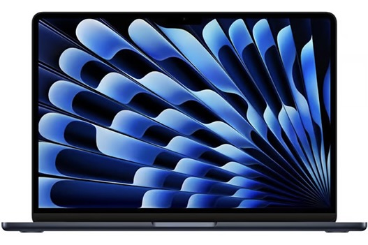 Apple MacBook Air 13″ 2024, M3 8 Cores, 16 GB, 8 core GPU 256 GB Midnight Ca nou