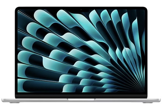Apple MacBook Air 13″ 2024, M3 8 Cores, 8 GB, 8 core GPU 256 GB Silver Ca nou
