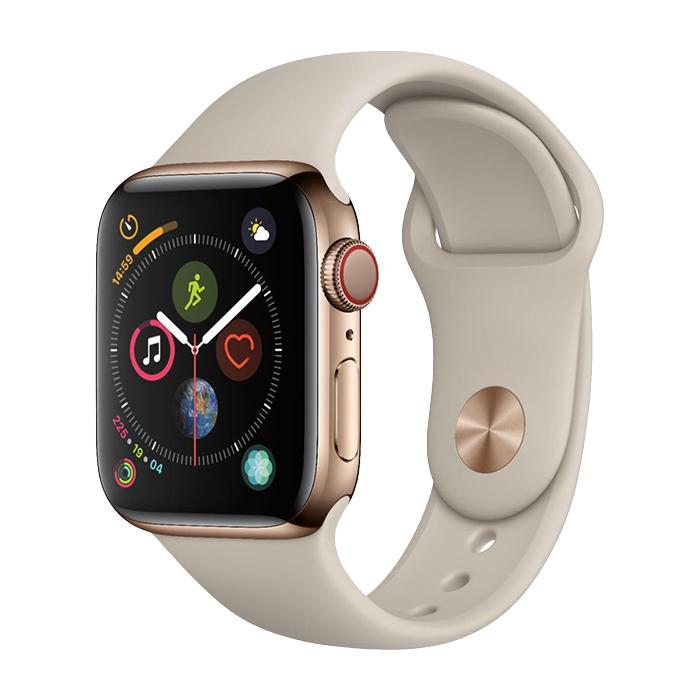 Apple Watch Series 4 2018, GPS + Cellular, Stainless Steel 40mm N/A Gold Foarte bun