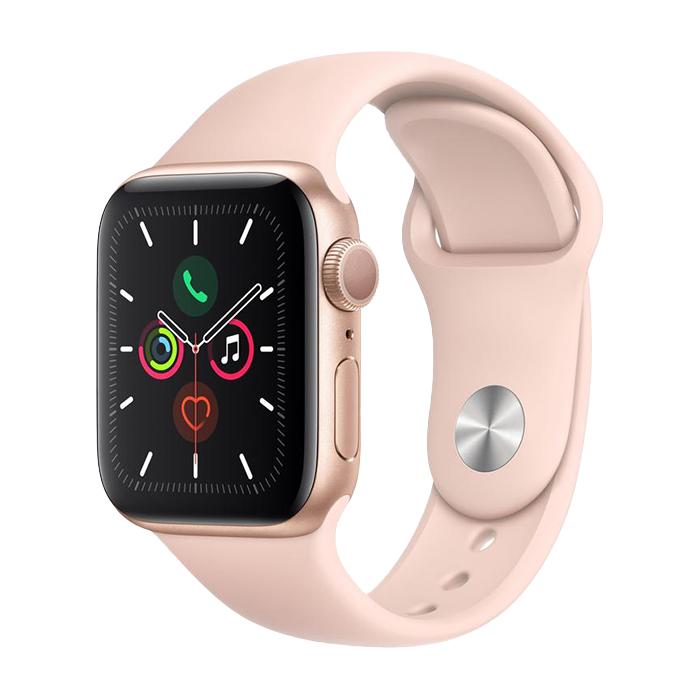 Apple Watch Series 5 2019, GPS, Aluminium 40mm N/A Gold Foarte bun