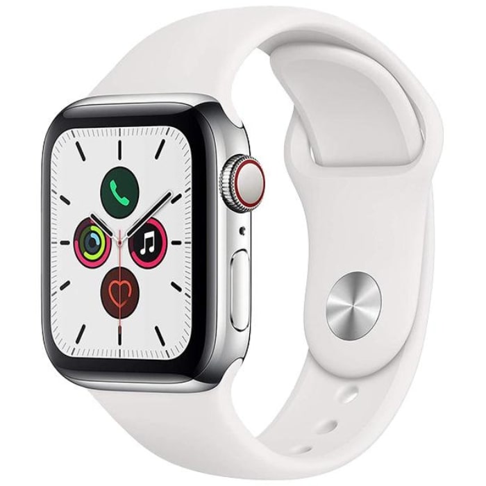 Apple Watch Series 5 2019, GPS + Cellular, Ceramic 40mm N/A Silver Ca nou