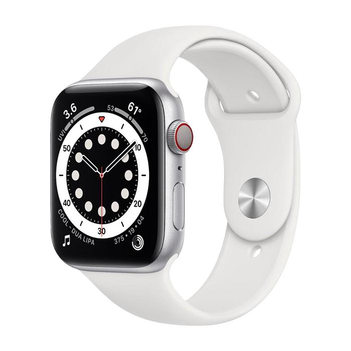 Apple Watch Series 6 2020, GPS + Cellular, Aluminium 40mm N/A Silver Foarte bun