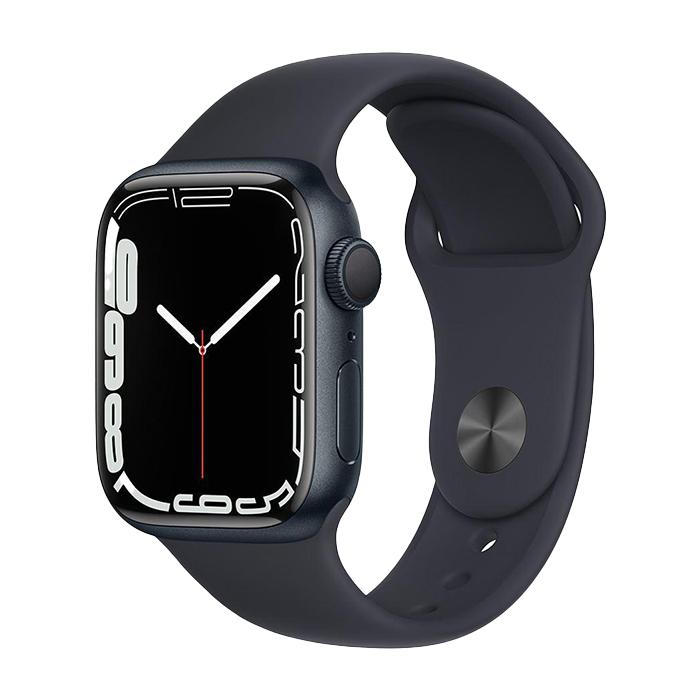 Apple Watch Series 7 2021, GPS, Aluminium 41mm N/A Midnight Excelent