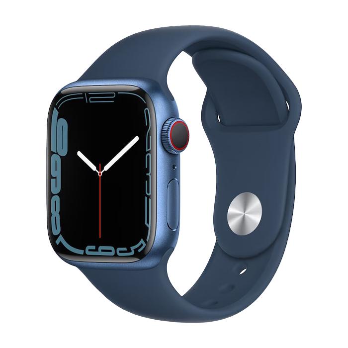 Apple Watch Series 7 2021, GPS + Cellular, Aluminium 41mm N/A Blue Bun