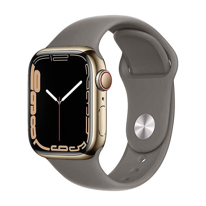 Apple Watch Series 7 2021, GPS + Cellular, Stainless Steel 41mm N/A Gold Ca nou