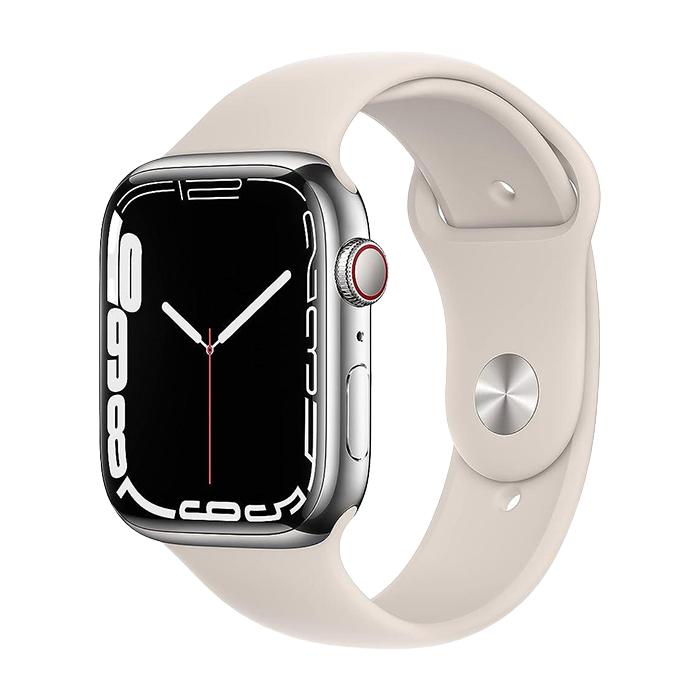 Apple Watch Series 7 2021, GPS + Cellular, Stainless Steel 41mm N/A Silver Ca nou