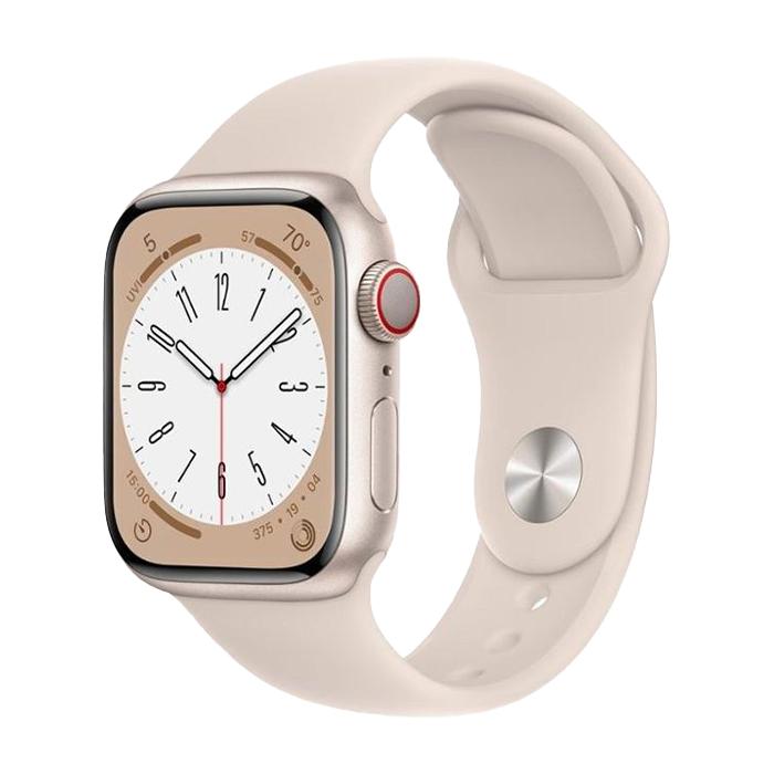 Apple Watch Series 8 2022, GPS + Cellular, Aluminium 41mm N/A Starlight Ca nou