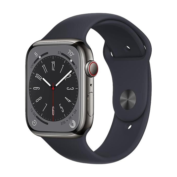 Apple Watch Series 8 2022, GPS + Cellular, Stainless Steel 41mm N/A Graphite Ca nou