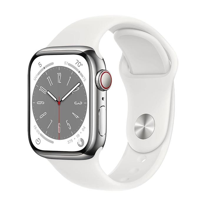 Apple Watch Series 8 2022, GPS + Cellular, Stainless Steel 45mm N/A Silver Ca nou