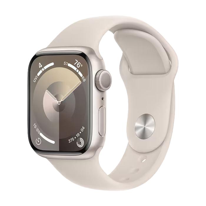 Apple Watch Series 9 2023, GPS, Aluminium 41mm N/A Starlight Bun