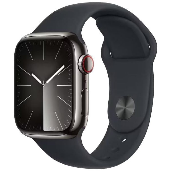 Apple Watch Series 9 2023, GPS + Cellular, Stainless Steel 41mm N/A Graphite Ca nou