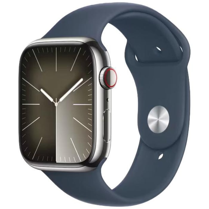 Apple Watch Series 9 2023, GPS + Cellular, Stainless Steel 45mm N/A Silver Foarte bun