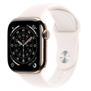 Apple, Watch Series 11 2025, GPS + Cellular, Titanium 42mm, Gold Image
