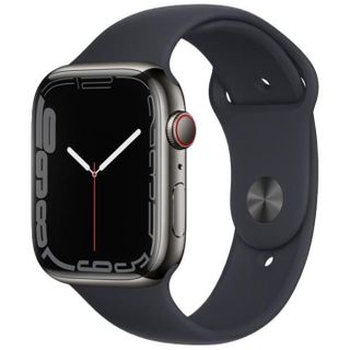 Apple, Watch Series 7 2021, GPS + Cellular, Stainless Steel 41mm, Graphite Image
