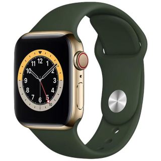 Apple, Watch Series 6 2020, GPS + Cellular, Stainless Steel 40mm, Gold Image