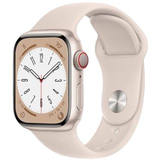 Apple, Watch Series 8 2022, GPS + Cellular, Aluminium 41mm, Starlight Image