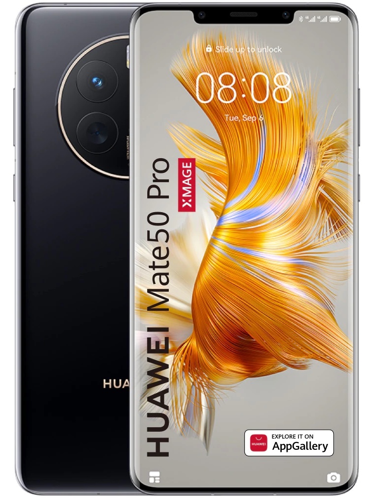 Huawei Mate 50 Pro Dual Sim 256 GB Black Ca nou