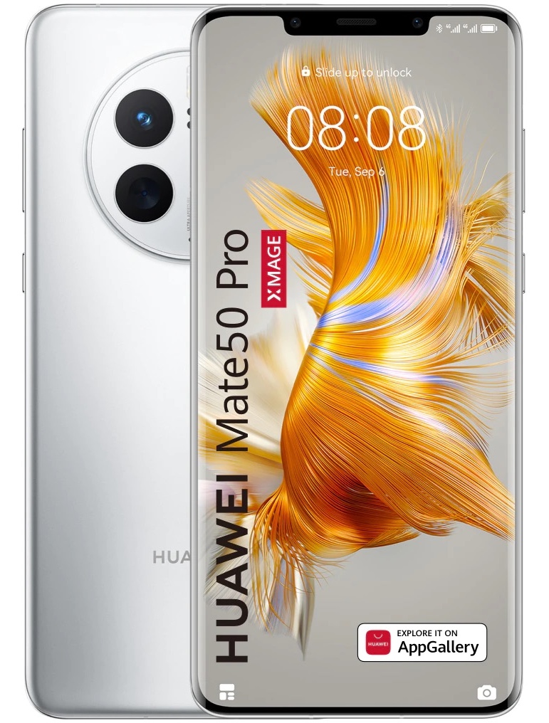 Huawei Mate 50 Pro Dual Sim 256 GB Silver Ca nou