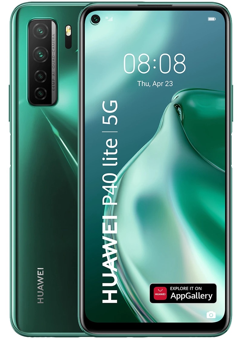 Huawei P40 Lite 5G, Crush Green, 128 GB, Excelent