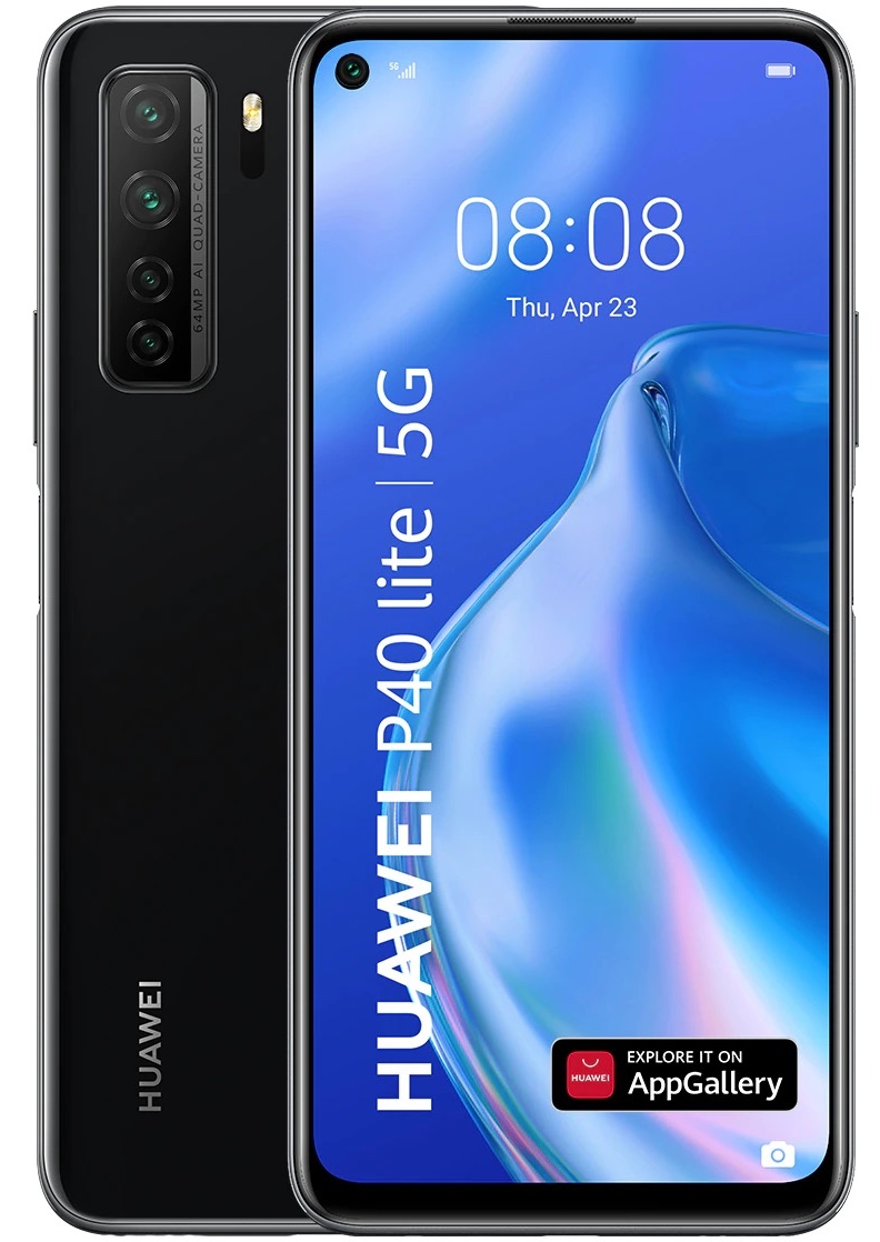 Huawei P40 Lite 5G, Midnight Black, 128 GB, Ca nou