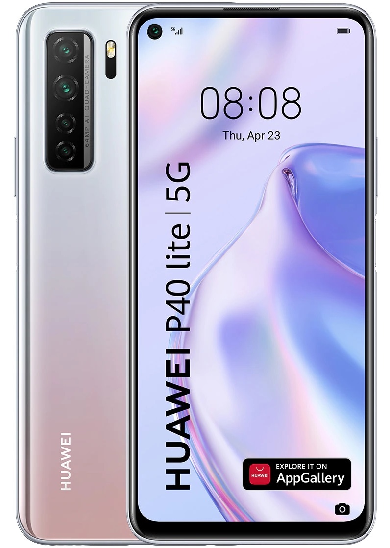 Huawei P40 Lite 5G 128 GB Space Silver Ca nou