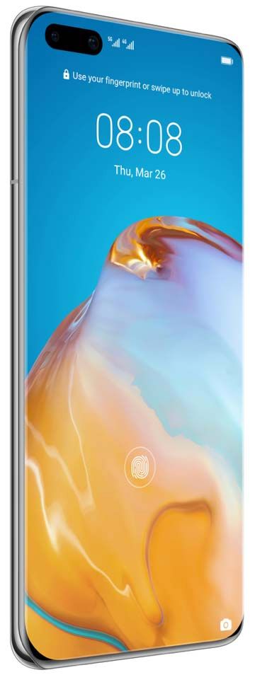 Telefon mobil Huawei P40 Pro Dual Sim, Silver Frost, 128 GB,  Bun
