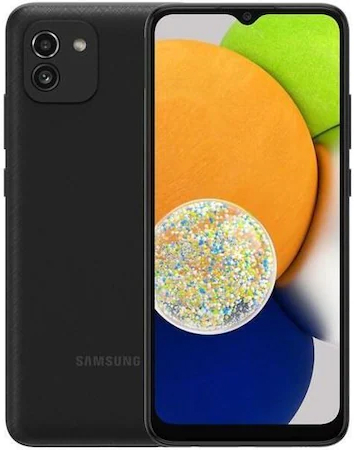 Samsung Galaxy A03 Dual Sim, Black, 64 GB - de la 299 lei