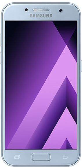 Мобилен телефон Samsung, Galaxy A3 (2017) Dual Sim, 16 GB, Blue,  Отлично