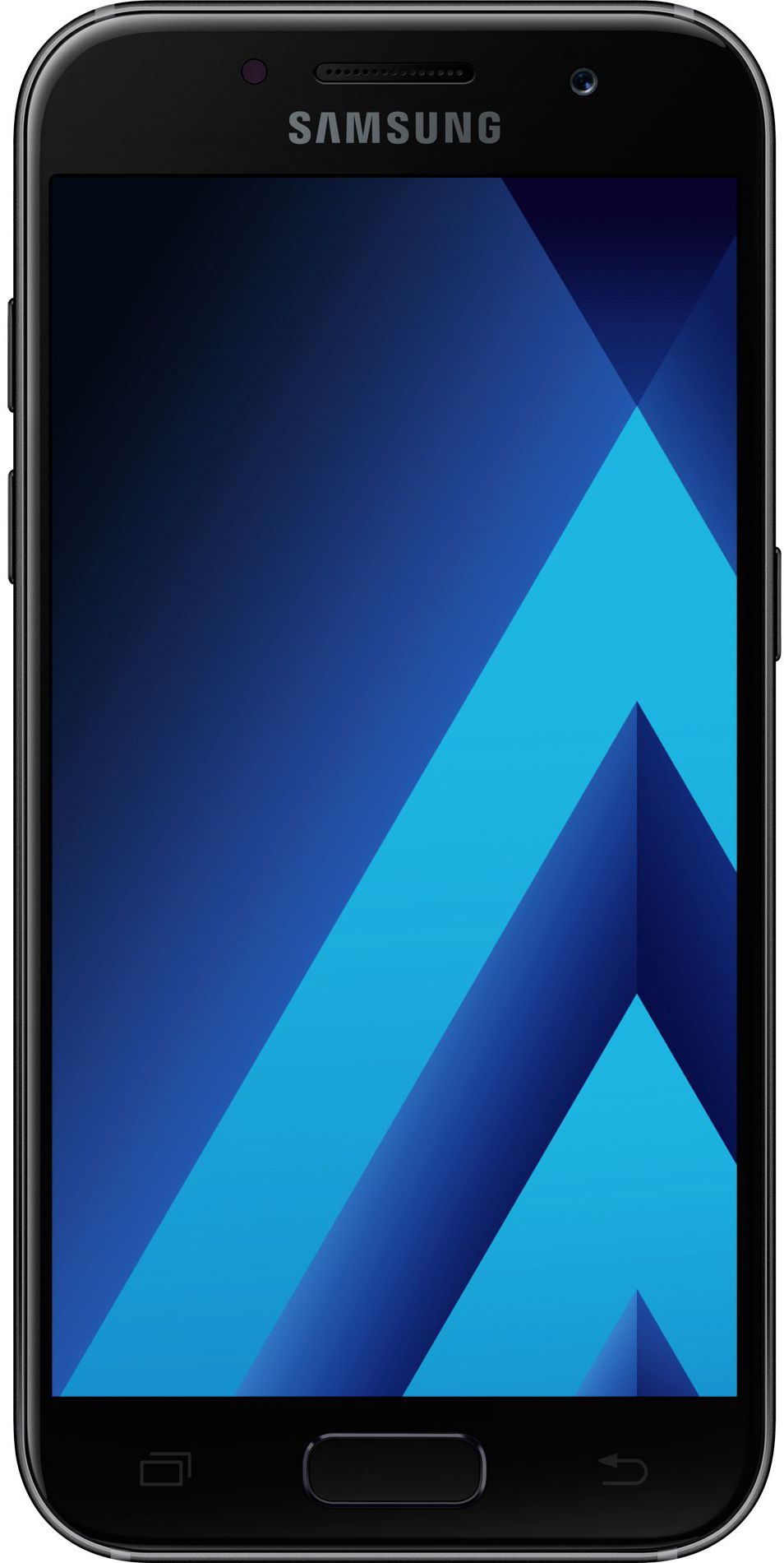 Telefon mobil Samsung Galaxy A3 (2017), Black, 16 GB,  Foarte Bun