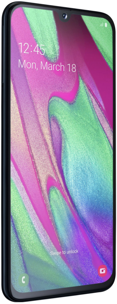 Samsung Galaxy A40 Dual Sim 64 GB Black Excelent A40 imagine noua idaho.ro