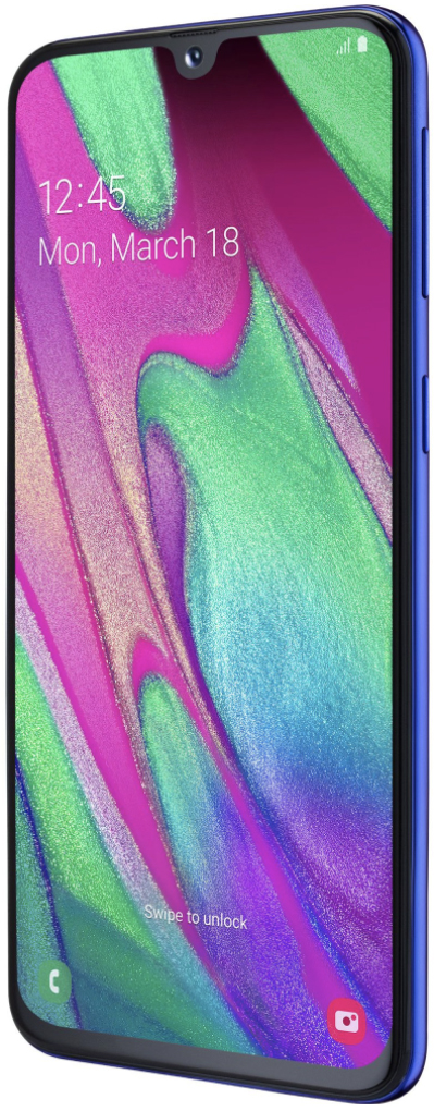 Samsung Galaxy A40 Dual Sim, Blue, 64 GB, Foarte bun