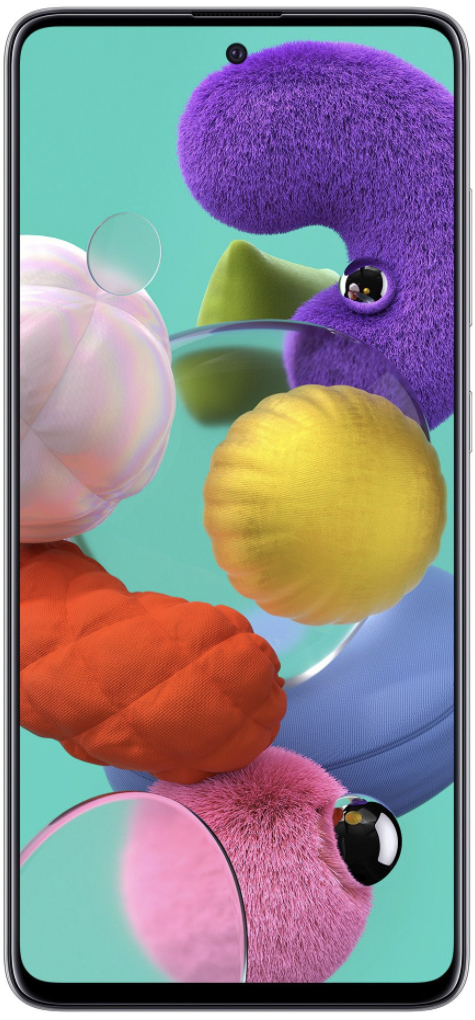 Samsung Galaxy A51 Dual Sim, White, 128 GB, Foarte bun