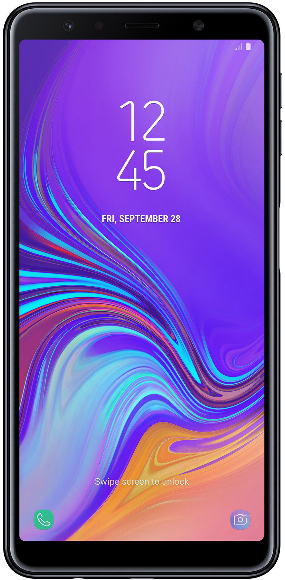 Samsung Galaxy A7 (2018) Dual Sim 64 GB Black Deblocat Foarte Bun flip.ro imagine noua 2022