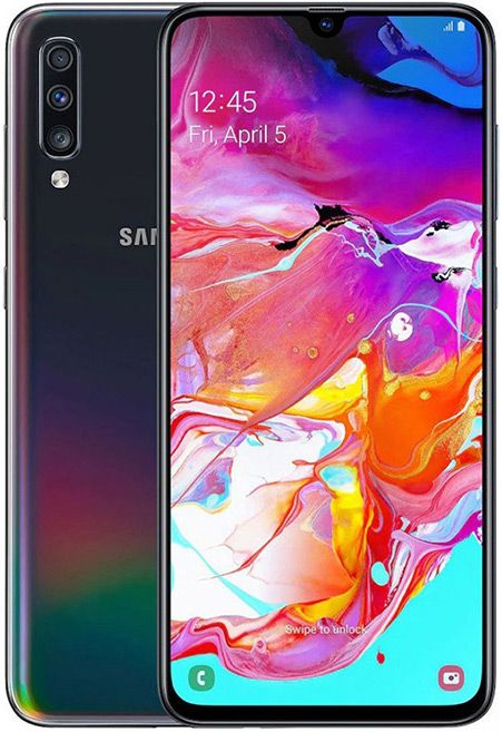 <span>Samsung</span> Galaxy A70 (2019) Dual Sim<span class="sep"> mobiltelefon, </span> <span>Black, 128 GB,  Nagyon jó</span>