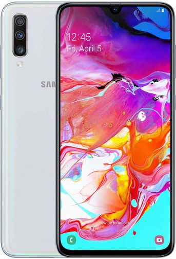 Мобилен телефон Samsung, Galaxy A70 (2019) Dual Sim, 128 GB, White,  Като нов