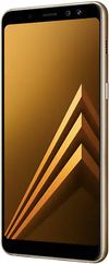 Telefon mobil Samsung Galaxy A8 (2018) Dual Sim, Gold, 32 GB,  Foarte Bun